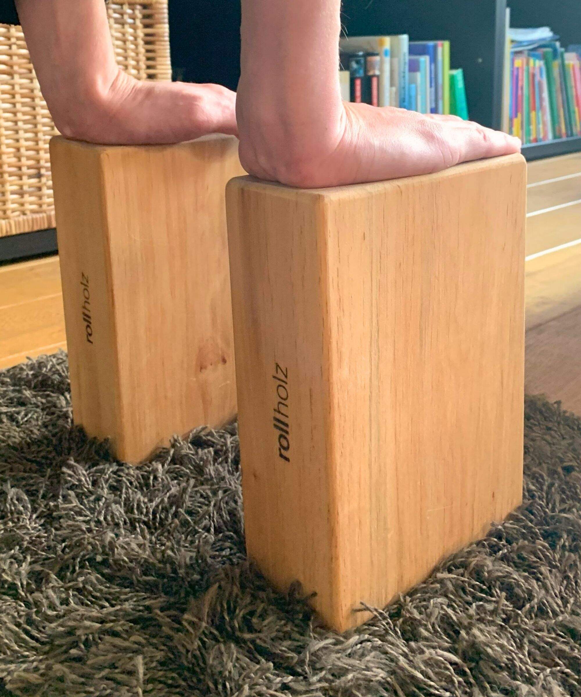 qualitativer Yoga Block aus Erlenholz